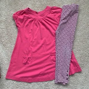 Lands End tunic and leggings